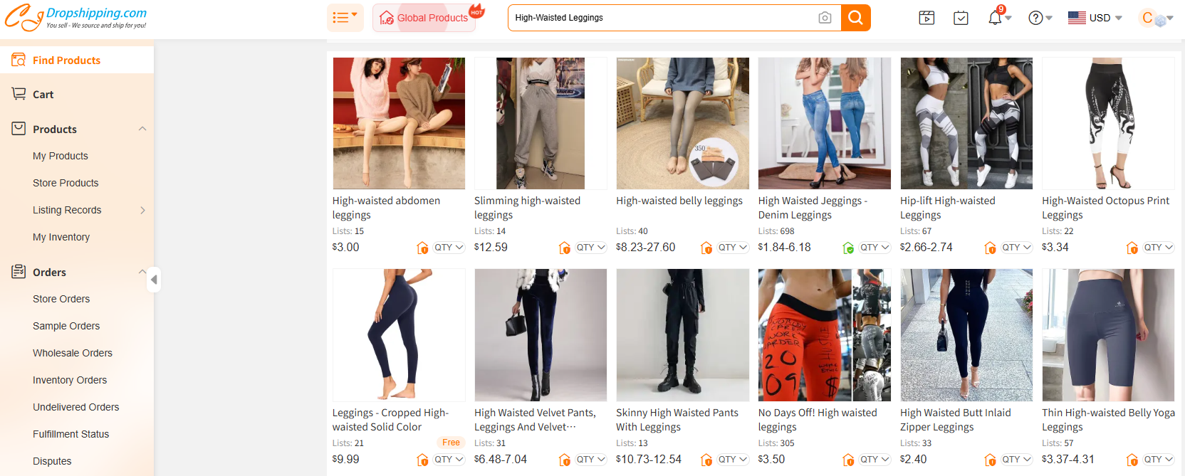 High-Waisted Leggings